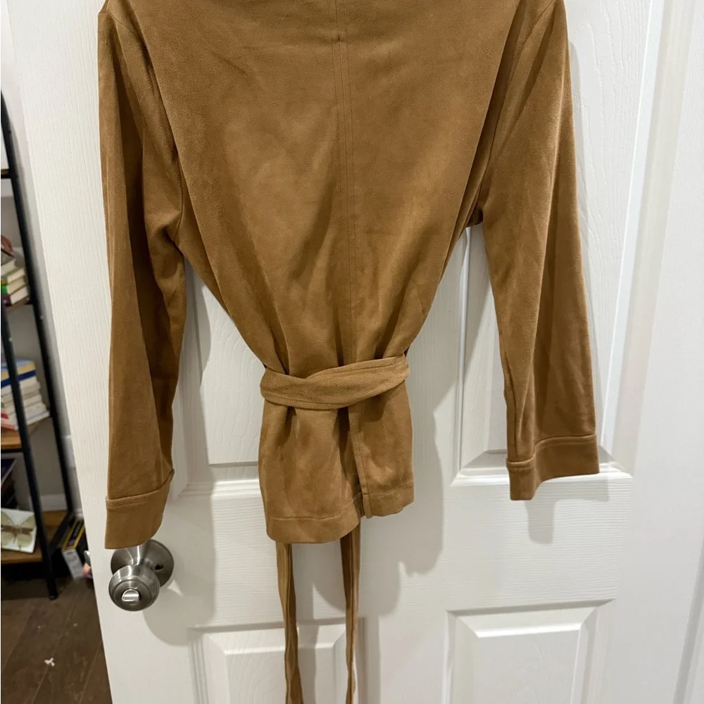Banana Republic Tan Faux Suede Top - Picture 2 of 3